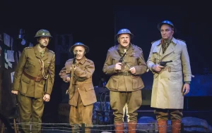 A production photo for Blackadder Goes Forth at Barn Theatre, Hertfordshire