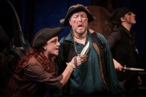 A production photo for Treasure Island at the Barn Theatre, Welwyn Garden City.