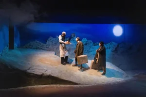 A production graphic for Chads Theatre - Hound, a Little Theatre Guild Member.