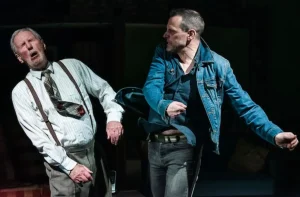 A production photo from Nasty Neighbours | Chesil Theatre - A Little Theatre Guild Member.