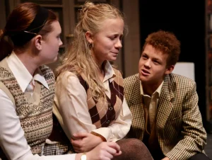 A production graphic for Chipstead Players - Puck Rock - A Little Theatre Guild Member.