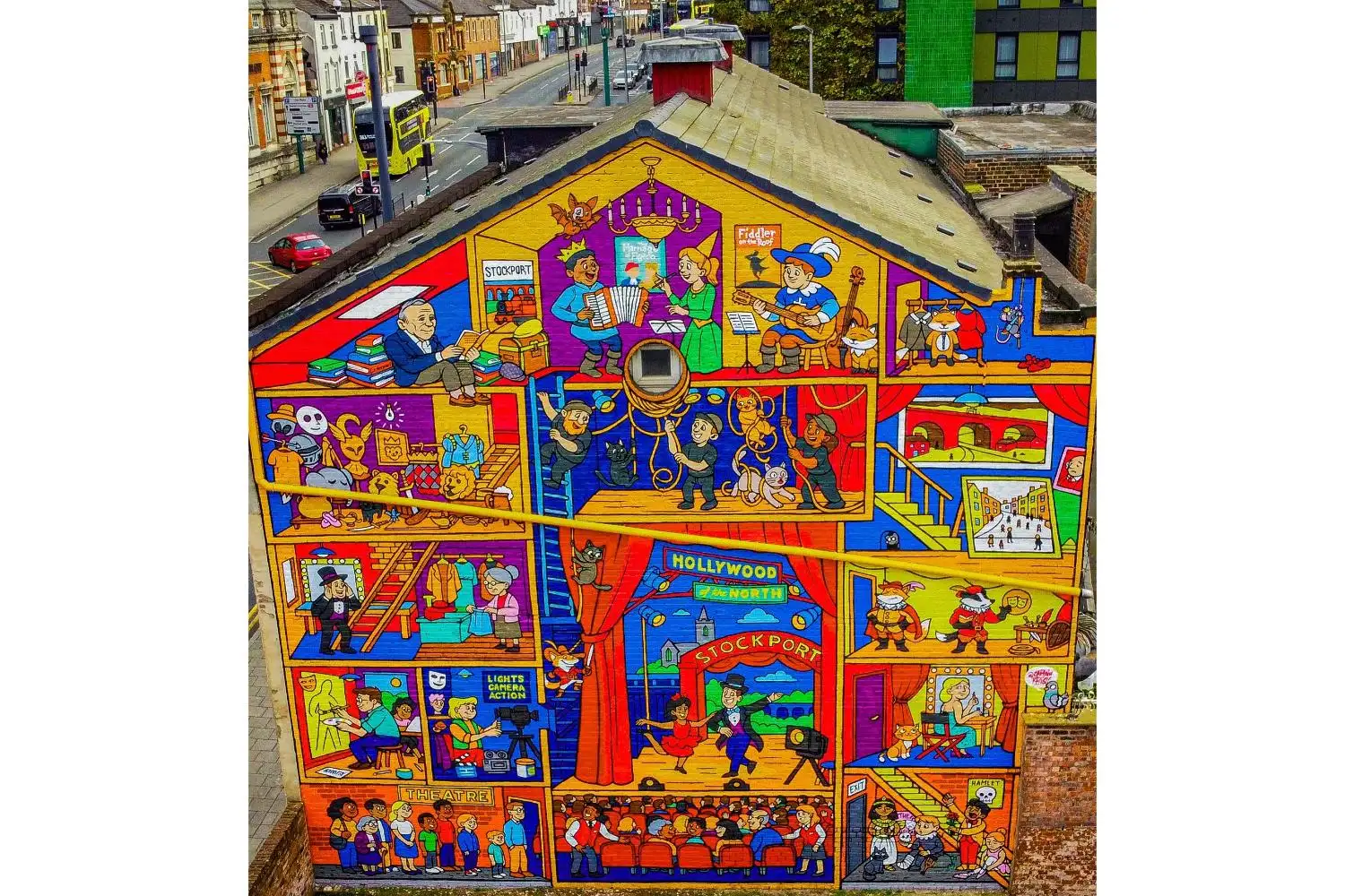 Stockport Garrick | Mural by Captain Kris